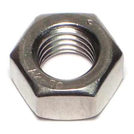 Midwest Fastener Hex Nut, M12-1.75, Stainless Steel, Not Graded, 50 PK 55123